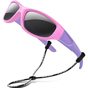 RIVBOS Rubber Kids Polarized Sunglasses