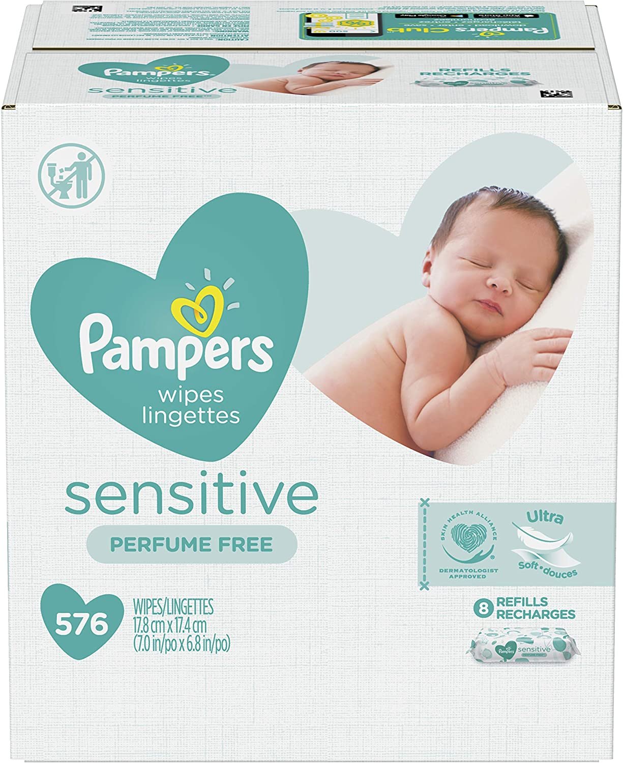 Pampers Baby Wipes Sensitive Perfume