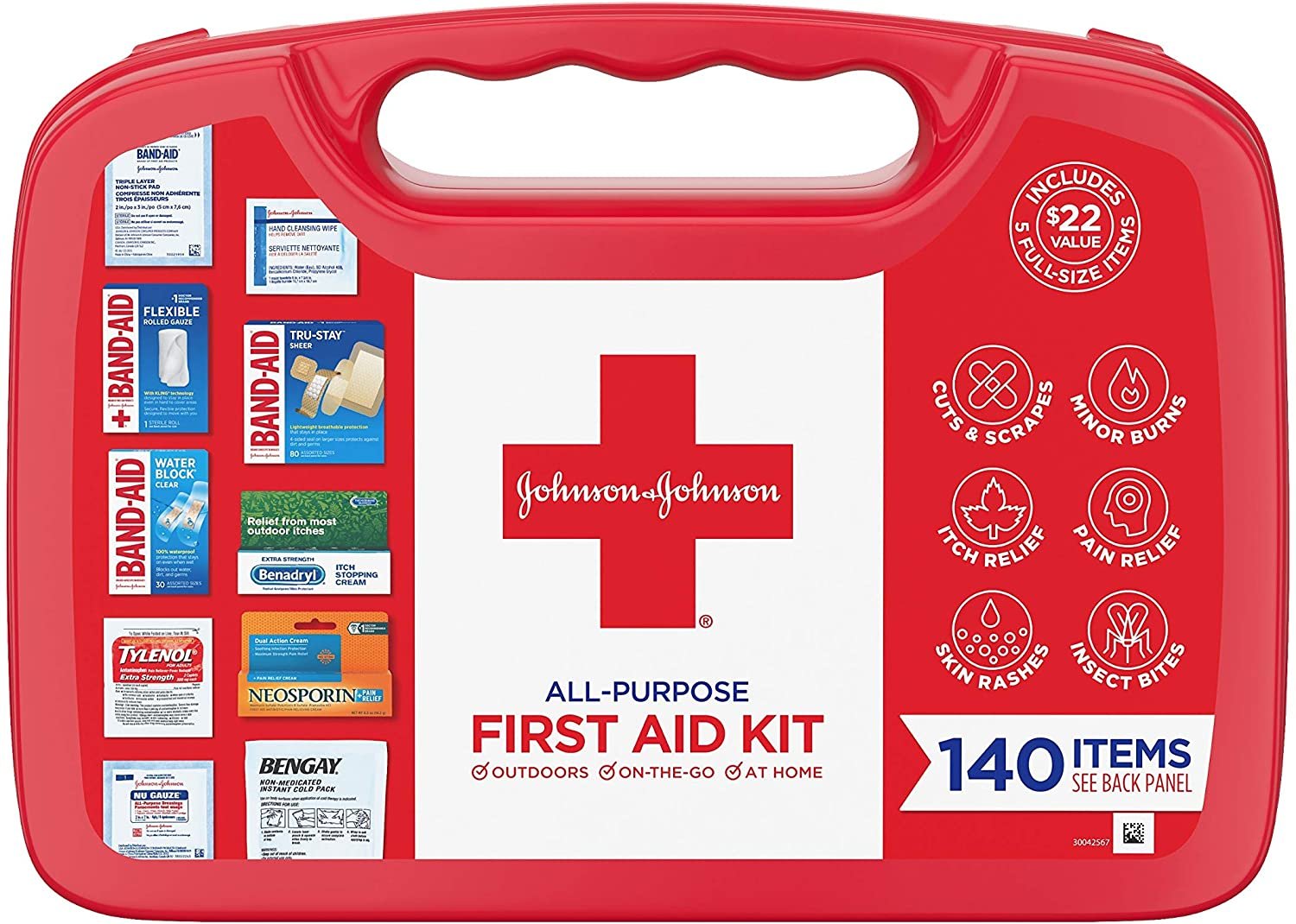 Johnson & Johnson All-Purpose Kids First Aid Kit 