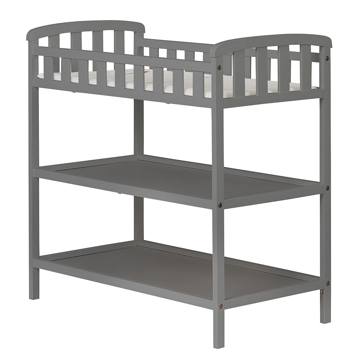 2. Dream On Me Emily Changing Table in Steel Grey 