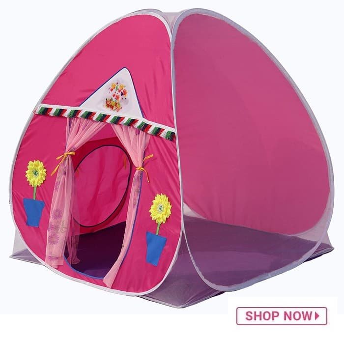 3. Homecute Foldable Popup Kids Play Tent House For 3 Year to 12 Years